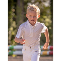 Wedstrijdpoloshirt Jump'In korte mouwen Gaston Marine Marineblauw Wedstrijdpoloshirt Jump'In korte mouwen Gaston Marine Marineblauw