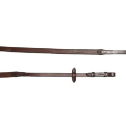 Rubberen teugels Jump'In eenvoudig Mahonie Bordeaux