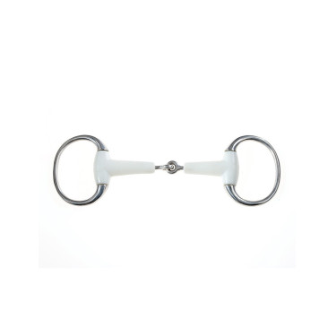 Flexi gebroken enkelgebroken bit met olijfvorm Korsteel