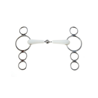 Mors Mullen met 3 ringen Flexi Korsteel Mors Mullen met 3 ringen Flexi Korsteel