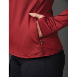 Polo manches courtes Weatherbeeta Victoria Premium femme Bordeaux