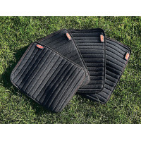 Onderlappen Weatherbeeta Therapy-Tec set van 4 Zwart / rood
