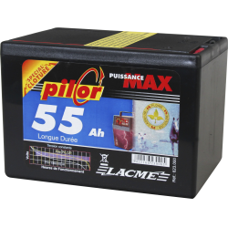 Pilor 9V-batterij - 55 Ah Lacmé