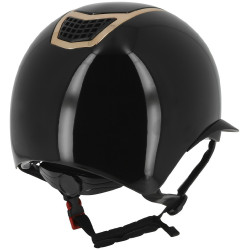 Equithème Airy LM Helm Glanzend zwart / roségoud