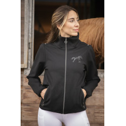 Pénélope Tweeny strass jas Zwart Pénélope Tweeny strass jas Zwart