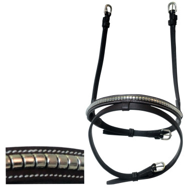 Combiné neusriem Deauville Privilege Equitation Zwart