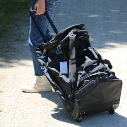 Equithème Sport rolkoffer Zwart Equithème Sport rolkoffer Zwart