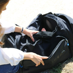 Equithème Sport rolkoffer Zwart Equithème Sport rolkoffer Zwart