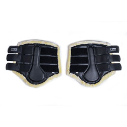 Bucas peesbeschermers lamswol Zwart