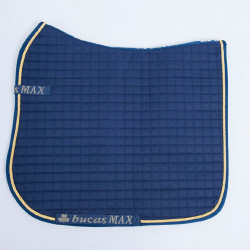 Zadeldek Bucas Max Dressuur Marineblauw / goud