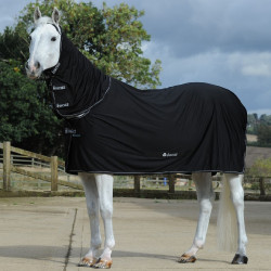 Droogdeken Bucas Power Cooler met halsstuk Zwart / zilver