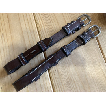 Korte martingaalriemen Jump'In week Mahonie Bordeaux