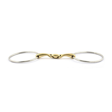Mondstuk 2 ringen 110 mm Jump'In dikke bit 20 mm dubbel gebroken