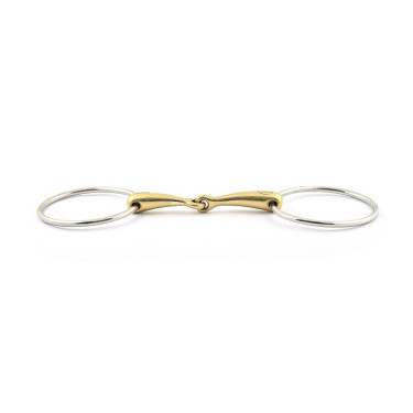 Bit 2 ringen 90 mm Jump'In standaard mondstukken Bit 2 ringen 90 mm Jump'In standaard mondstukken