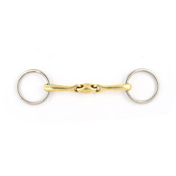 Mors de filet de bride Jump'In double brisure Mors de filet de bride Jump'In double brisure