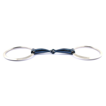 Mors Jump'In Blue Steel grote platte ringen Mors Jump'In Blue Steel grote platte ringen