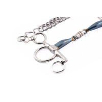 Mors Pelham Jump'In petites branches double brisure blue steel