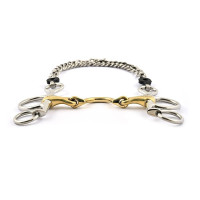 Mors Pelham Jump'In petites branches double brisure passage de langue