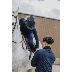 T-shirt Naadloos Equithème Originals Marie Marine Marineblauw
