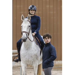 T-shirt Naadloos Equithème Originals Marie Marine Marineblauw