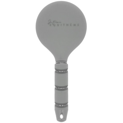 Brosse à crins Je t'aime Equithème Strass Gris