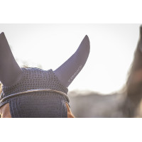 Geluidloze lange Pro Katoen Paddock Cap Marine Marineblauw