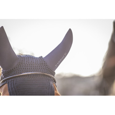 Geluidloze lange Pro Katoen Paddock Cap Zwart