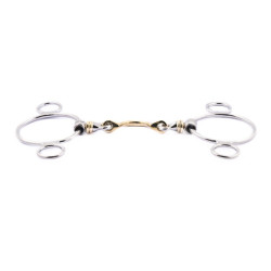 Pessoa Jump'In bit met rollers en tonguitsparing Pessoa Jump'In bit met rollers en tonguitsparing