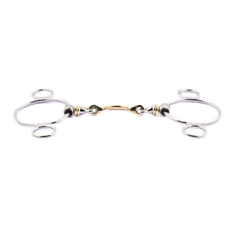 Pessoa Jump'In bit met rollers en tonguitsparing Pessoa Jump'In bit met rollers en tonguitsparing