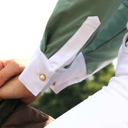 Wedstrijdpolo Flags & Cup Isla lange mouwen Groen