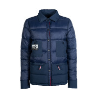 Gewatteerde jas HKM Derby Unisex Donkerblauw