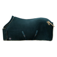 Droogdeken HKM met borstsluiting Donkergroen / goud