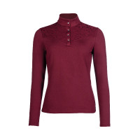 Functioneel T-shirt HKM Berry Lace Donkerrood
