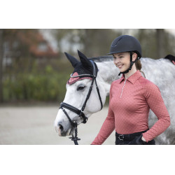 Functioneel T-shirt HKM Rosewood Allover Print Roest Bruin