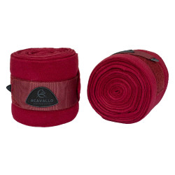 Fleece oefenbanden met klittenbandsluiting Acavallo per 2