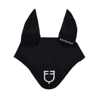 Katoenen anti-vliegennet met centraal logo New Style Equestro Katoenen anti-vliegennet met centraal logo New Style Equestro