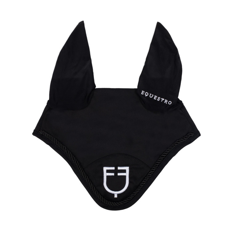 Katoenen anti-vliegennet met centraal logo New Style Equestro