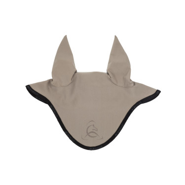 Lycra vliegenmasker met siliconen Acavallo-logo