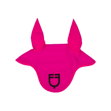 Vliegenmuts van technische stof met Equestro-logo