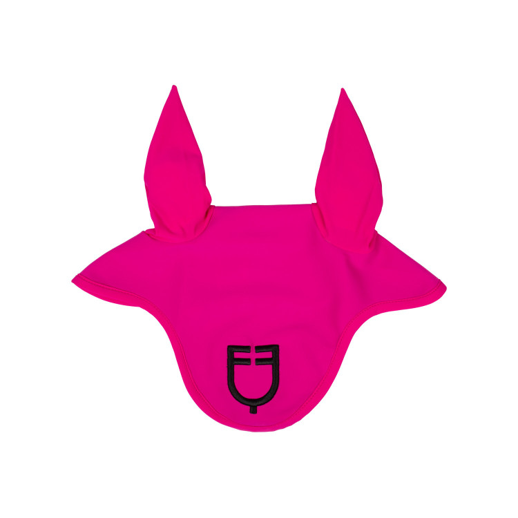 Vliegenmuts van technische stof met Equestro-logo