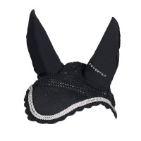 Gebreide oornetje met Cordura Equestro Zwart