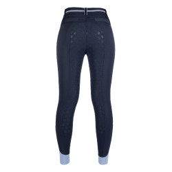 Pantalón Bloomsbury con asiento completo de silicona HKM Donkerblauw