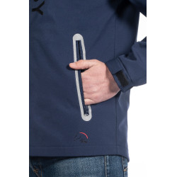 Softshell jas HKM heren Derby Donkerblauw