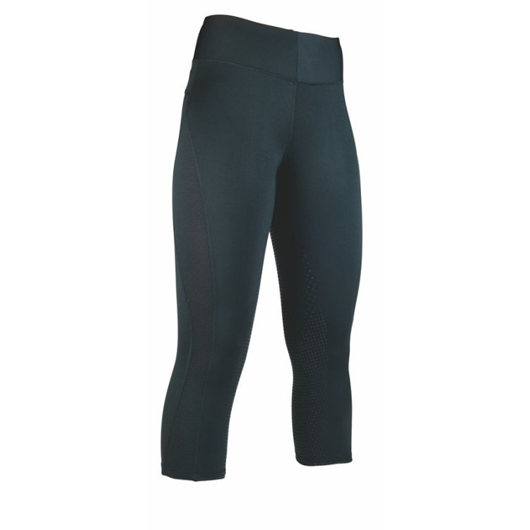 Legging 3/4 Mesh Style siliconen zitvlak HKM Legging 3/4 Mesh Style siliconen zitvlak HKM