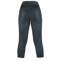 Legging 3/4 Mesh Style siliconen zitvlak HKM Zwart