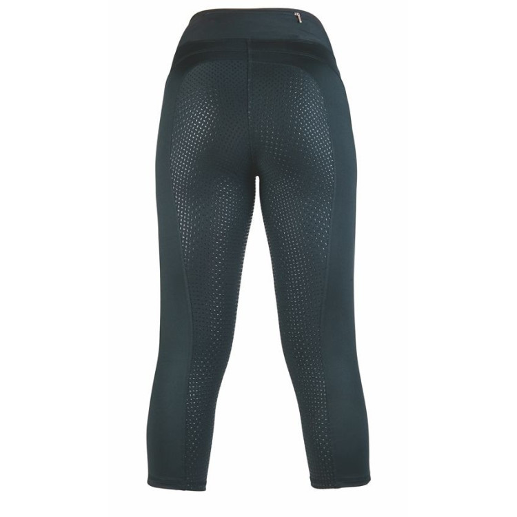 Legging 3/4 Mesh Style siliconen zitvlak HKM Legging 3/4 Mesh Style siliconen zitvlak HKM
