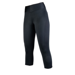 Legging 3/4 Mesh Style siliconen zitvlak HKM Zwart