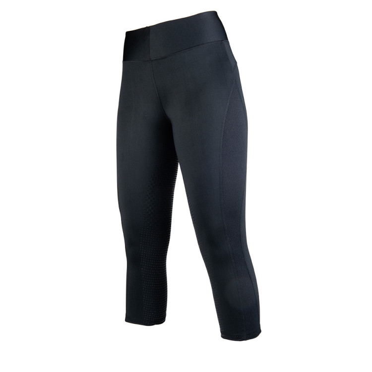 Legging 3/4 Mesh Style siliconen zitvlak HKM Legging 3/4 Mesh Style siliconen zitvlak HKM