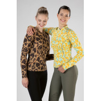 T-shirt Clolour Breeze lange mouwen HKM Milky oranje Blauw T-shirt Clolour Breeze lange mouwen HKM Milky oranje Blauw