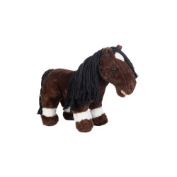 Knuffel HKM Cuddle Pony Donkerbruin